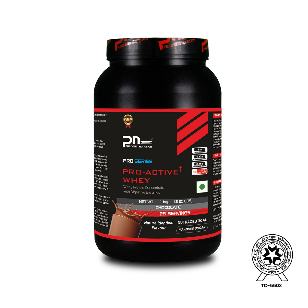 Buy Pro Active Whey Protein - Whey Protein Concentrate at Purobien ...