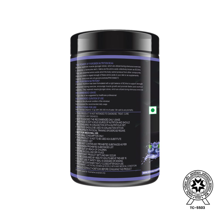 Purobien Nutrition BCAA Blueberry 500gm