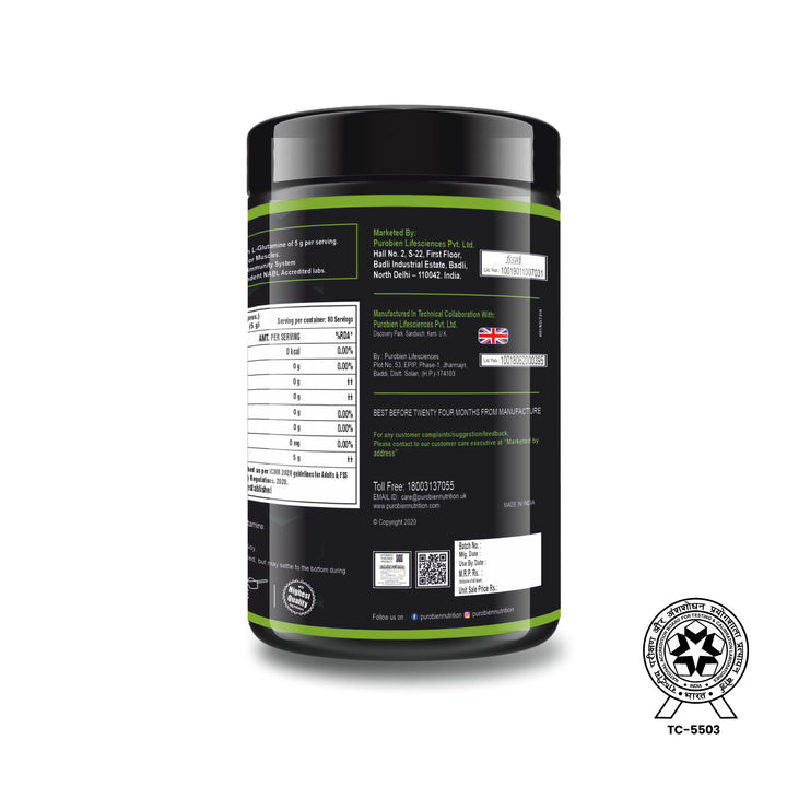 Purobien Nutrition Glutamine 400gm