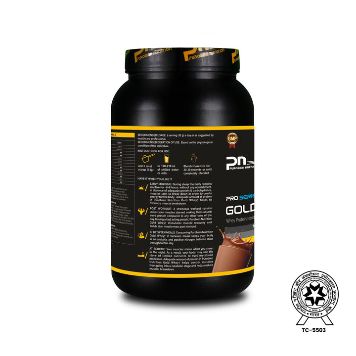 Purobien Nutrition Gold Whey Chocolate 1kg
